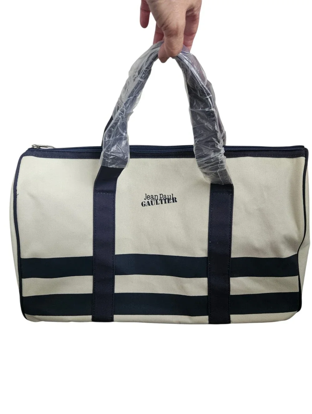 JEAN PAUL GAULTIER Weekend Carry On Duffel Bag‎ Beach Bag Sailor Coastal NWOT